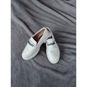 French Connection Tatiana Cream Loafers, Women's Size 8